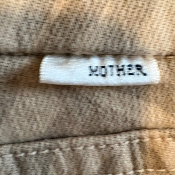 Mother Jeans Womens Sz 28 The Looker Ankle Fray Sweet Stripes Brown Tan - Picture 6 of 10